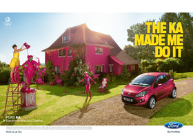 FORD KA - Pink CGI House